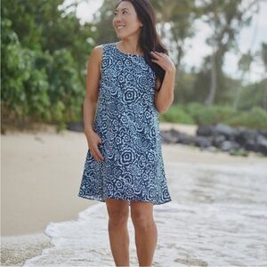 RipSkirt Hawaii Sun Dress in the Night Blooms Floral Print